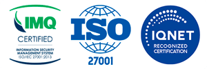 Logo certificazioni IMQ ISO IQNET